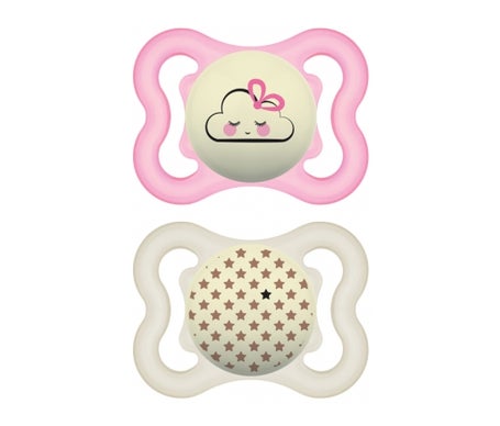 Mam Succette Supreme Nuit 2-6+ mois Silicone 2uts