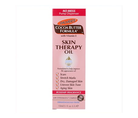 PALMERS Palmer's Beurre de Cacao Huile S&egrave;che Soin R&eacute;parateur Corps Rose 150ml