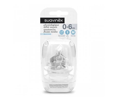 Suavinex Tétine Silicone Anatomique T1M 2 Unités
