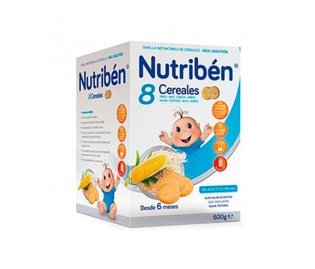 Nutribén™ 8 cereales con miel y galletas 600g