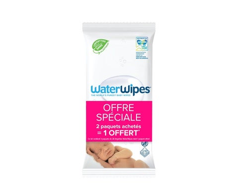 WaterWipes Lingettes Bébé 2x28uts