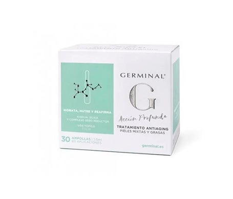 Germinal Antiage Traitement Anti-âge Mixte Peau Graisseuse 30 Ampoules