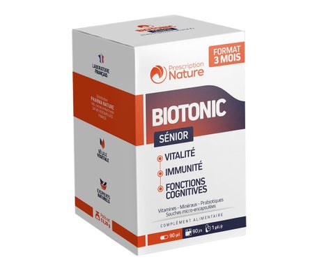 Prescription Nature Biotonic Sénior 90 Gélules