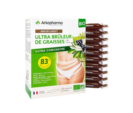 Arkopharma Arkofluides Ultra Brûleur de Graisses Bio 30amp