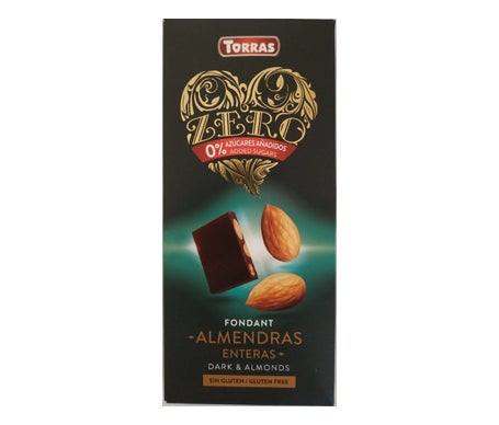 Torras Chocolate Negro Almendras Zero *