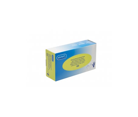 Gants en latex Alvita Poudre L