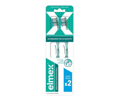 Elmex Sensitive Professional Brosse à Dents Extra Souple 2uts