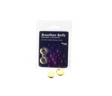 Diverty Sex Taloka Brazilian Balls Exciting Gel Vibration & Shock Effect 2uds