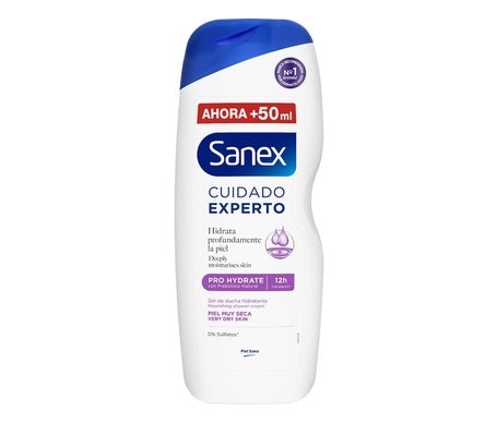 Sanex Cuidado Experto Pro Hydrate Gel Ducha Piel Muy Seca 600ml