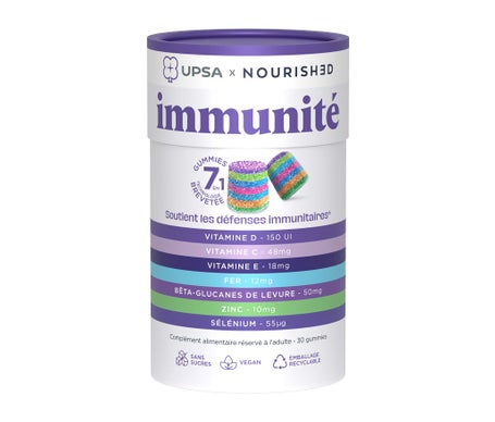 Upsa Nourish Immunité 7En1 30 Gummies