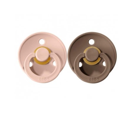 Bibs Sucettes Chêne Foncé Blush Taille 2 2uts