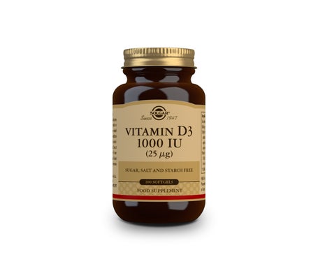 Solgar Vitamina D3 1000UI 100 Comprimés