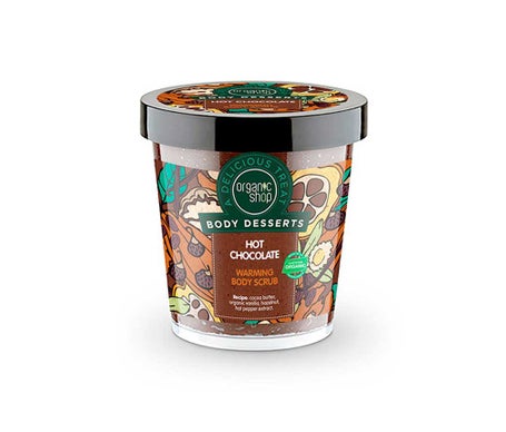Gommage corporel au chocolat chaud d'Organic Shop 450ml