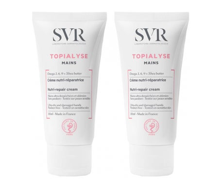 SVR Topialyse Mains Crème Nutri Réparatrice 2x50ml
