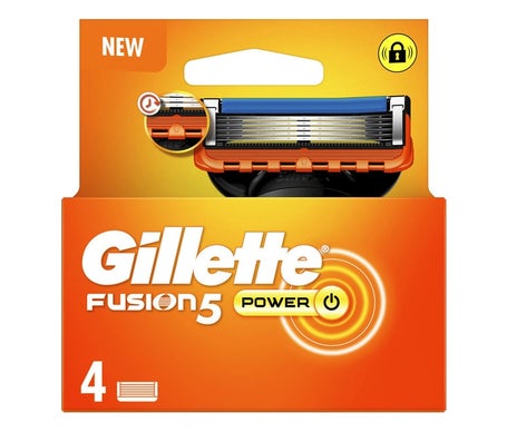 Gillette Fusion 5 Power Recharge 4uts