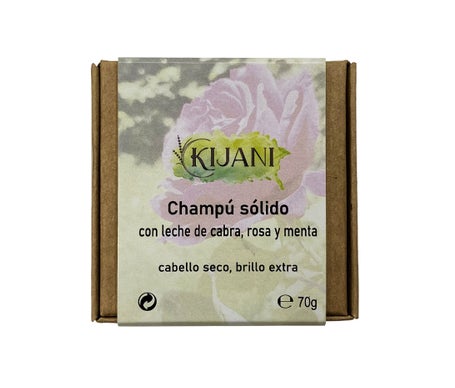 Kijani Shampooing Solide Cheveux Gras Romarin et Ortie 70g