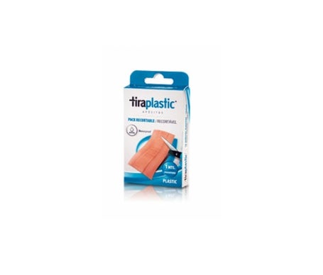 Tiraplastic Tiraplastic Textile Band-Aid avec ciseaux 1m