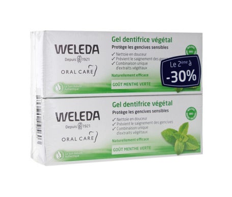 Weleda Gel Dentifrice Végétal 2x75ml