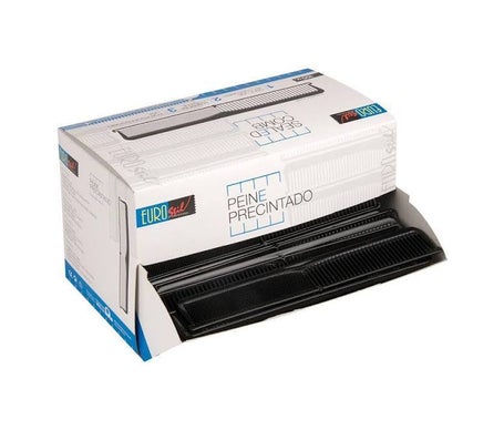 Distributeur de peignes Eurostil à usage unique pré-enregistré noir noir 1Un