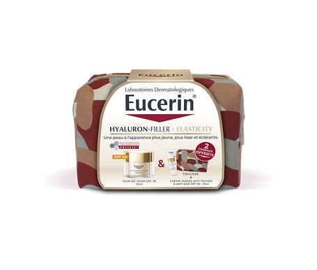 Eucerin Trousse Hyaluron-Filler + Elasticity Soin De Jour SPF30 50ml et Crème Mains 20ml