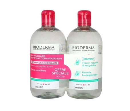 Bioderma Crealine H2O Eau Micellaire 2x500ml