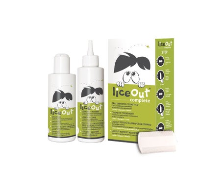 Liceout Kit Complet Peigne + Shampoing 125ml + Lotion 125ml