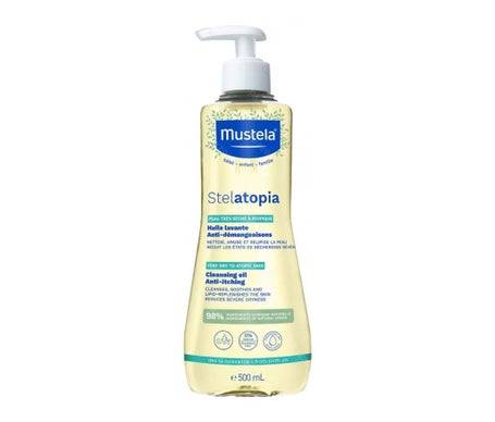 Mustela Stelatopia Huile Lavante Au Tournesol Bio 500ml