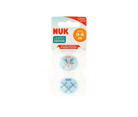 Nuk Silicone Soother Winter 6-18 M 2 U