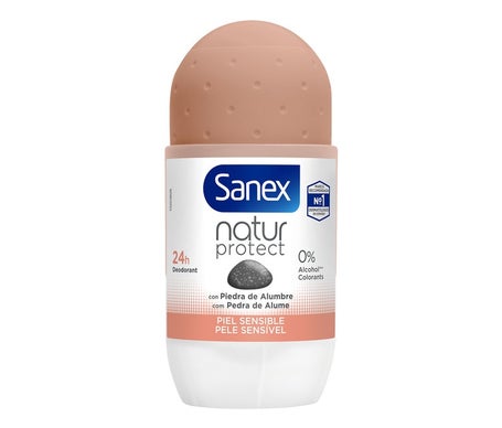 Sanex Natur Protect 0% Roll-On Deodorant Sensitive Skin 50ml
