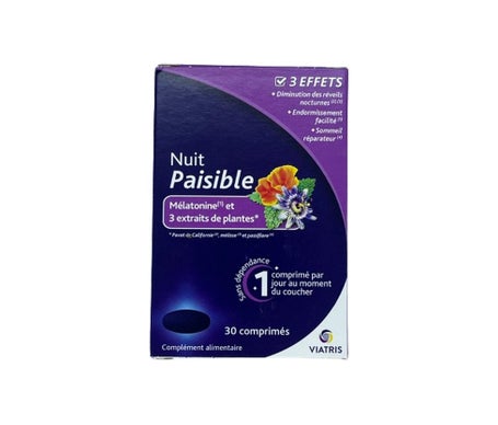 Viatris Nuit Paisible Comprimés Taille 30