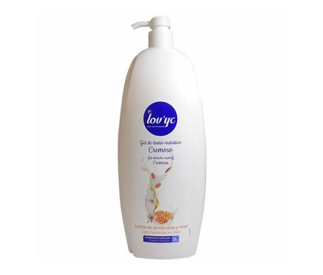 Lov'Yc Crémeux Lait de Amandes Miel Gel Bain Nourrissant 2000ml