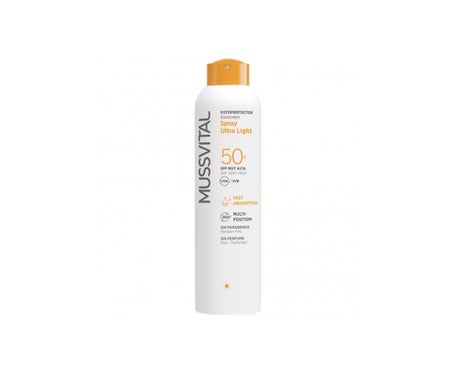 Mussvital solaire 50+ spray solaire