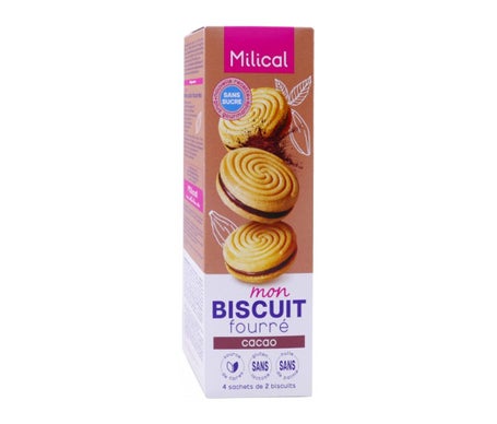 Milical Biscuits Fourré Cacao 4x2ut