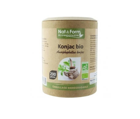 Nat&Form Eco Konjac Bio 200 Gélules