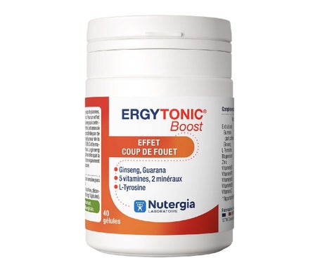 Nutergia Ergytonic Boost 40 Gélules