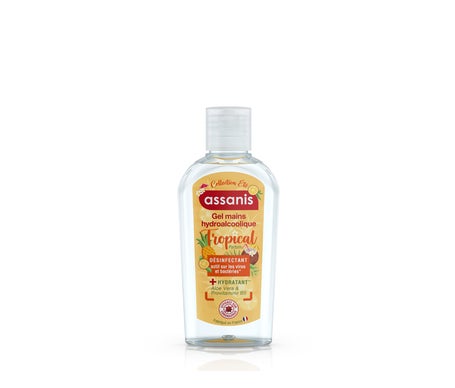 Assanis Gel Mains Hydroalcoolique Parfum Tropical 80ml