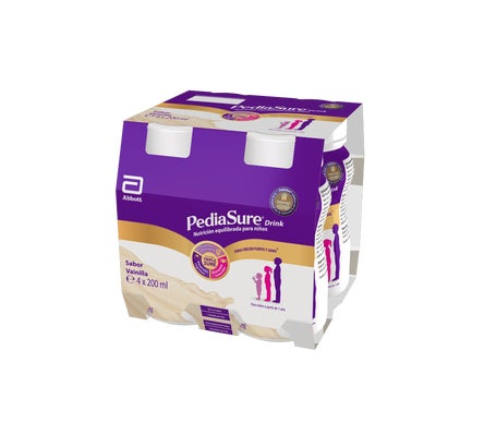 Pediasure DrinkPack 4 Botellas X 200 ml Vainilla