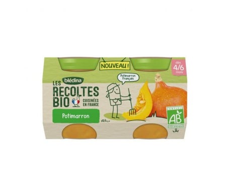 Blédina Petit Pot Bio Potimarron 2x130g