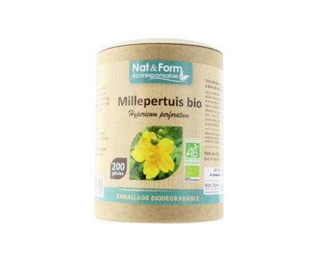 Nat & Form Eco Responsable Millepertuis Bio 200 gélules