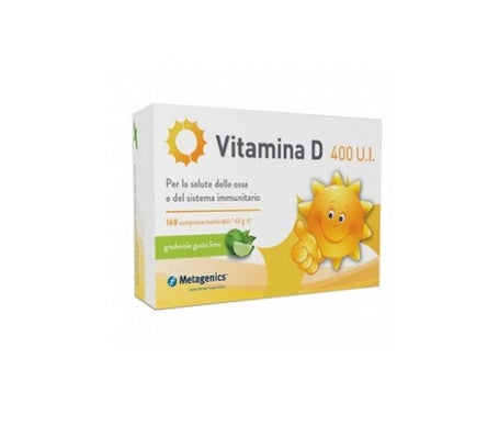Métagéniques Vitamine D 400 Ui 168 Comprimés