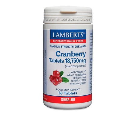 Lamberts Canneberge 18,750mg 60 Gélules
