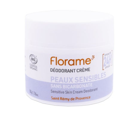 Florame Déodorant Crème 24H Peaux Sensibles Bio 50 g