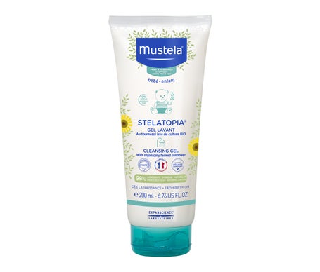 Mustela Stelatopia Gel Lavant Au Tournesol Bio 200ml
