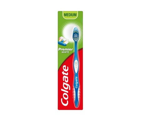 Colgate Brosse à dents moyenne Premier White 1pc
