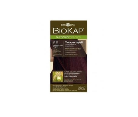 Biokap Tinte Delicado 5.5 Castaño Claro Caob 140ml *