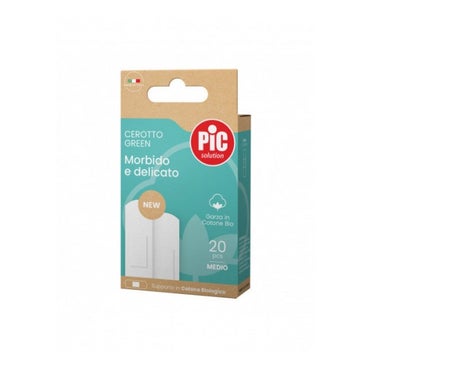 Pic Solution Pansement Green Coton Bio Medium 20uts