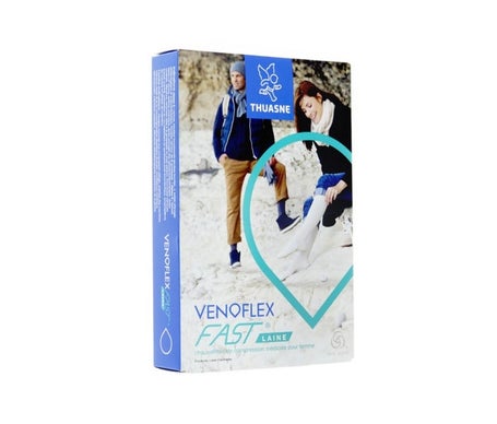 Thuasne Venoflex 2 Fast Laine Chaussette Torsades Ant N3 1 Paire
