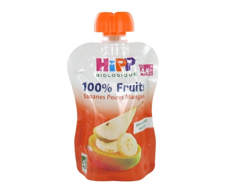 Hipp Compote Bananes Poires Mangues 90g