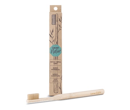 Brosse à dents en bambou Lacer Natur 1pc
