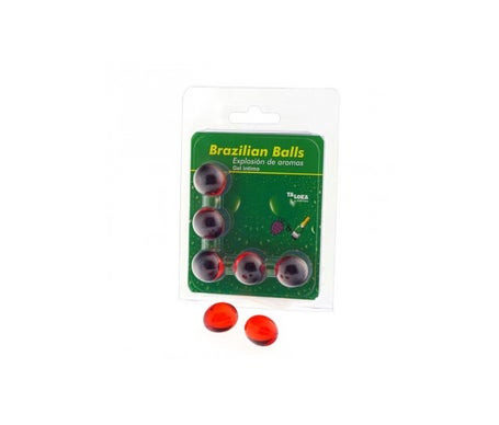 Diverty Sex Taloka Brazilian Balls Intimate Gel Strawberry & Champagne 5uds